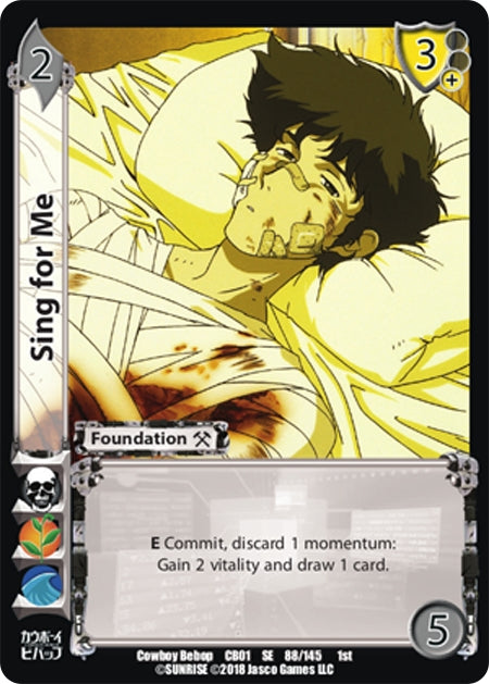 Image for Sing for Me (Cowboy Bebop) (88) - UniVersus