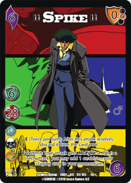 Image for Spike** (Cowboy Bebop) (91) - UniVersus