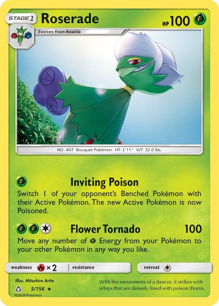 Image for Roserade (SM - Ultra Prism) (5/156) - Pokemon