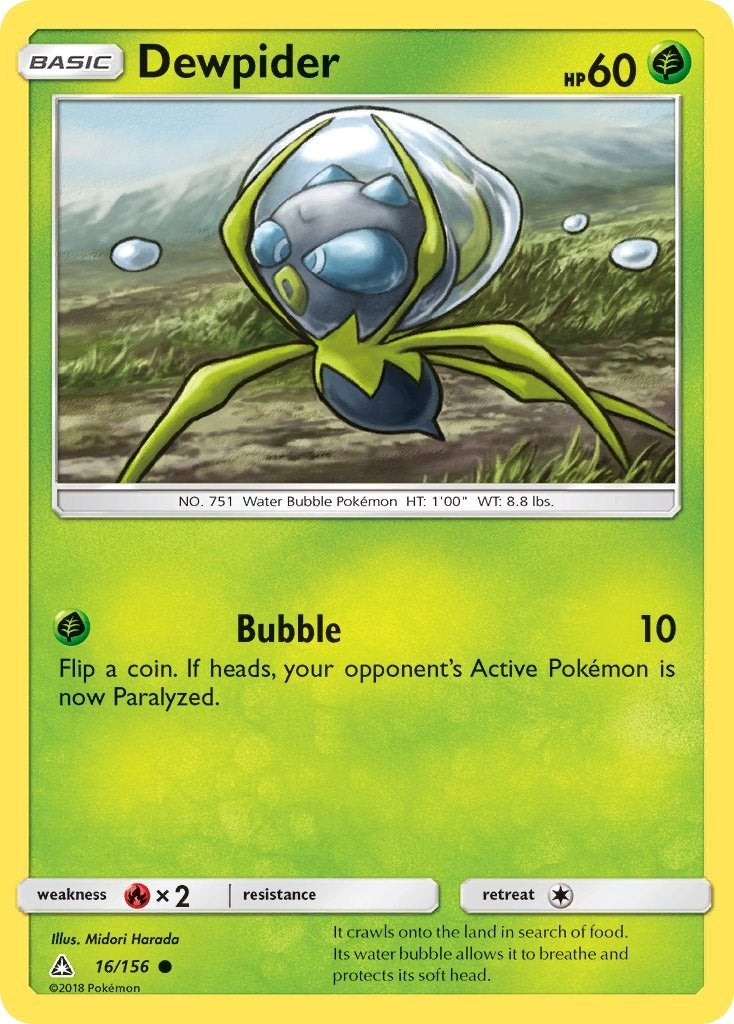 Image for Dewpider (SM - Ultra Prism) (16/156) - Pokemon