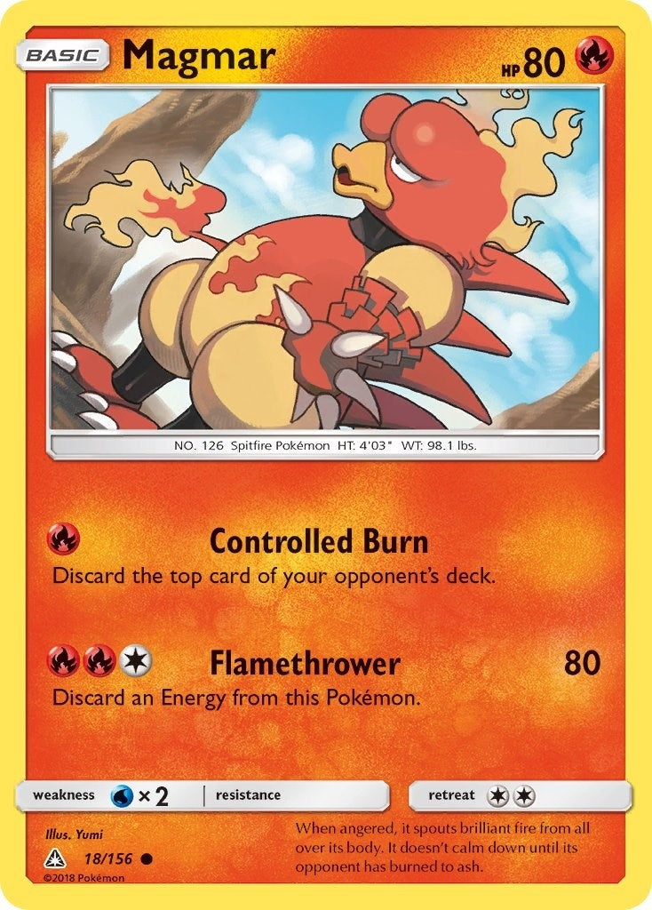 Image for Magmar (SM - Ultra Prism) (18/156) - Pokemon
