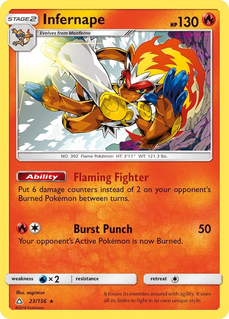 Image for Infernape (SM - Ultra Prism) (23/156) - Pokemon