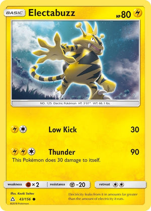 Image for Electabuzz (SM - Ultra Prism) (43/156) - Pokemon