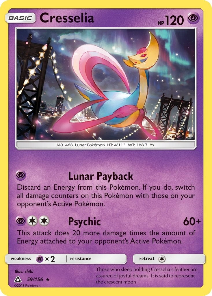 Image for Cresselia (SM - Ultra Prism) (59/156) - Pokemon
