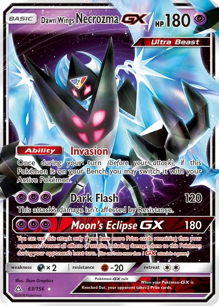 Image for Dawn Wings Necrozma GX (SM - Ultra Prism) (63/156) - Pokemon