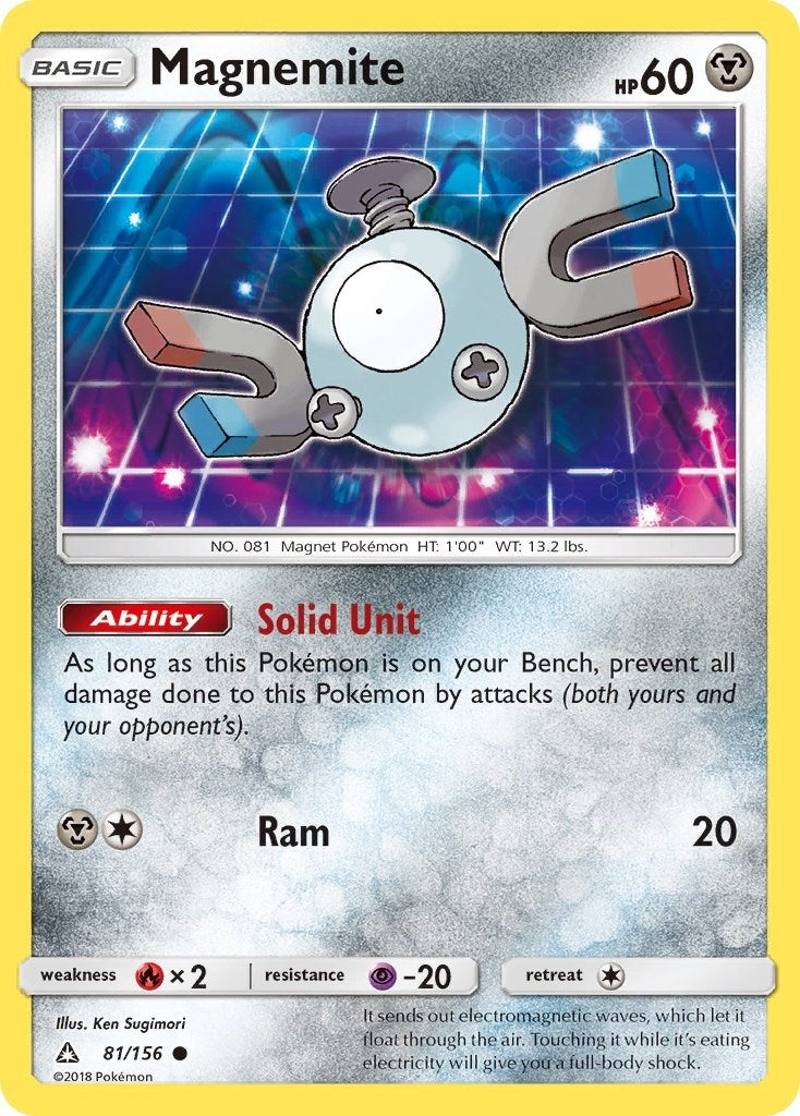 Image for Magnemite (81) (SM - Ultra Prism) (81/156) - Pokemon