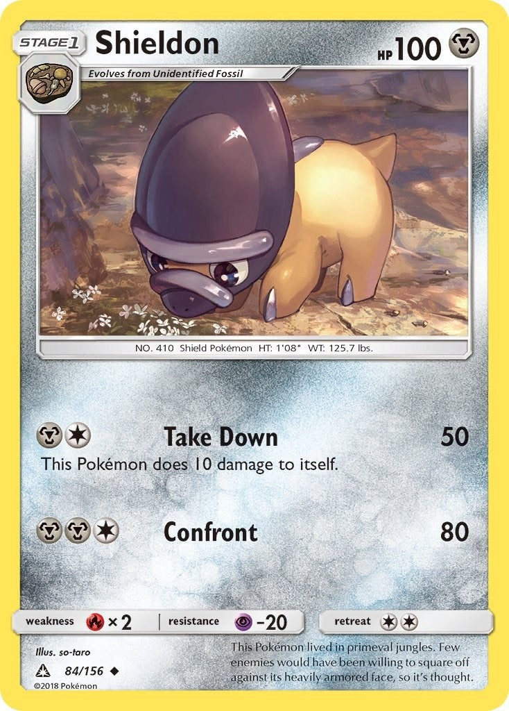 Image for Shieldon (SM - Ultra Prism) (84/156) - Pokemon