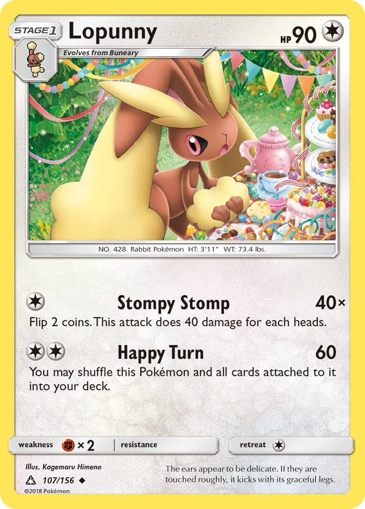 Image for Lopunny (SM - Ultra Prism) (107/156) - Pokemon