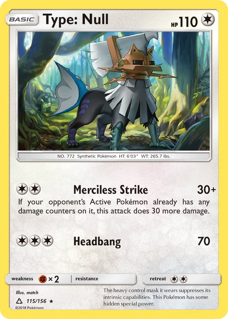 Image for Type: Null (SM - Ultra Prism) (115/156) - Pokemon