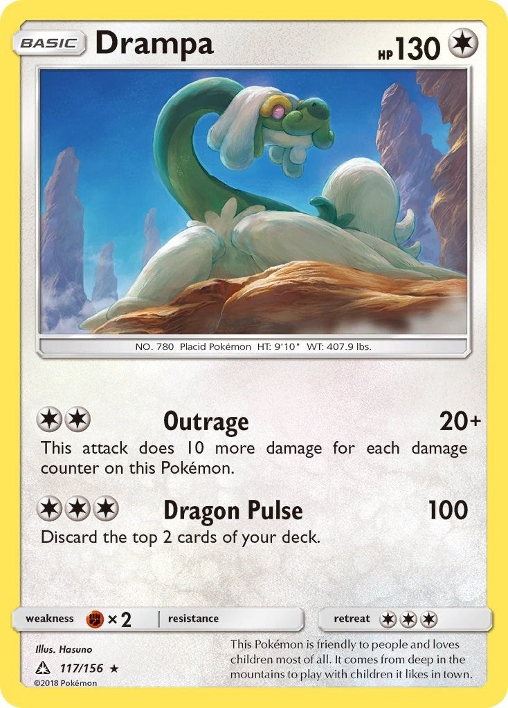 Image for Drampa (SM - Ultra Prism) (117/156) - Pokemon
