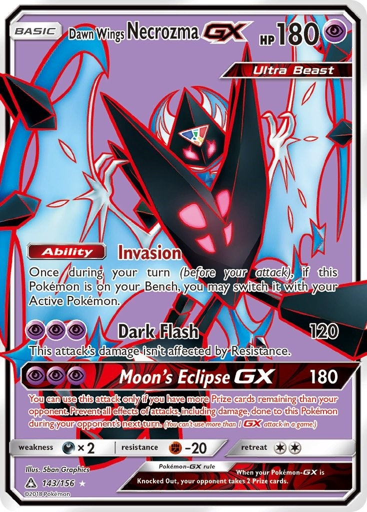 Image for Dawn Wings Necrozma GX (Full Art) (SM - Ultra Prism) (143/156) - Pokemon