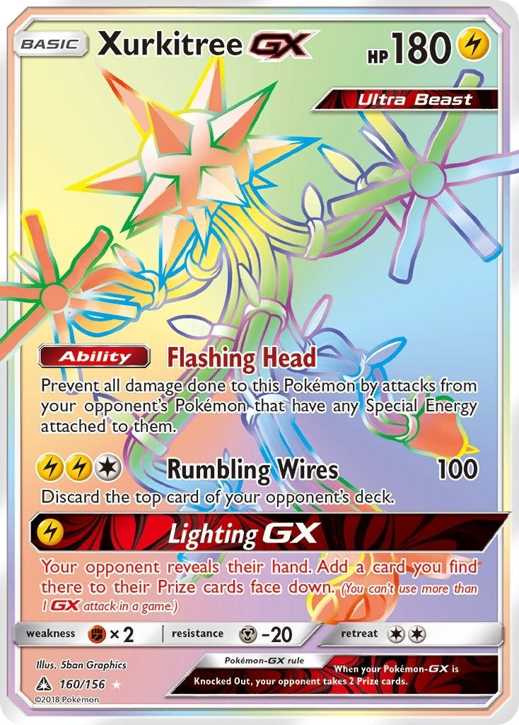 Image for Xurkitree GX (Secret Rare) (SM - Ultra Prism) (160/156) - Pokemon