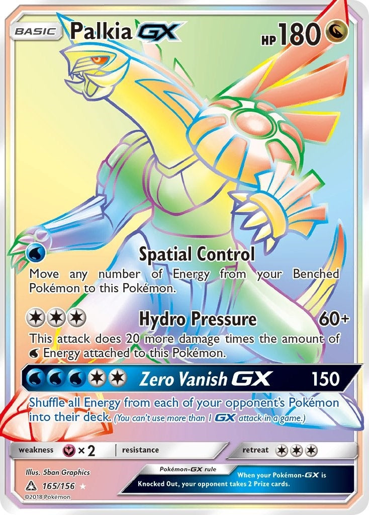 Image for Palkia GX (Secret Rare) (SM - Ultra Prism) (165/156) - Pokemon
