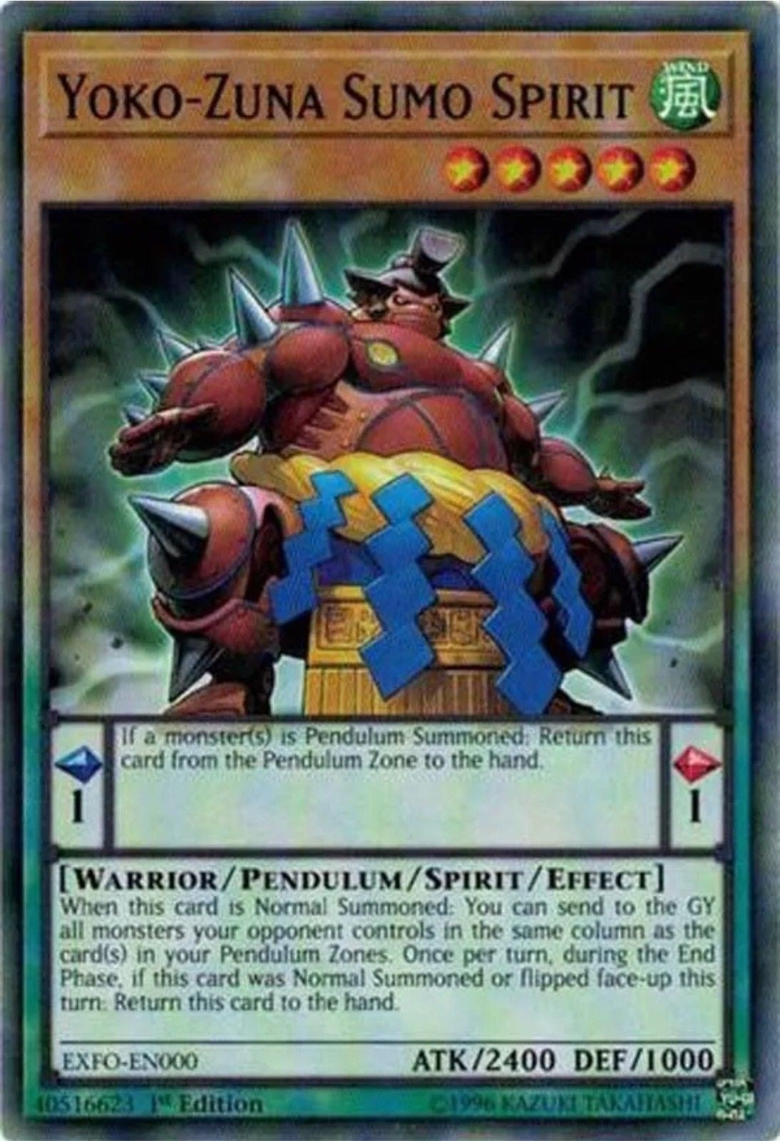 Image for Yoko-Zuna Sumo Spirit (Extreme Force) (EXFO-EN000) - YuGiOh