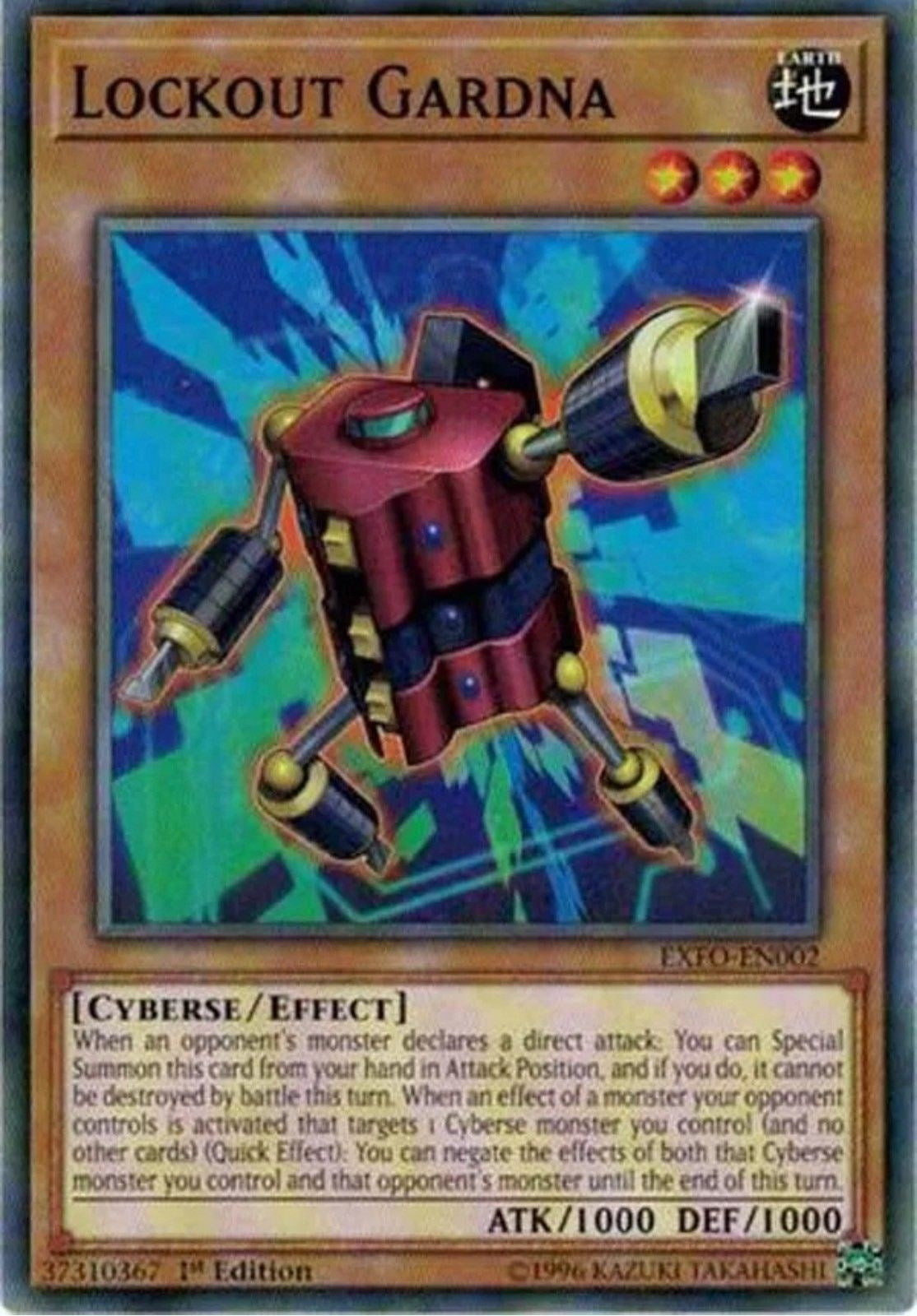 Image for Lockout Gardna (Extreme Force) (EXFO-EN002) - YuGiOh
