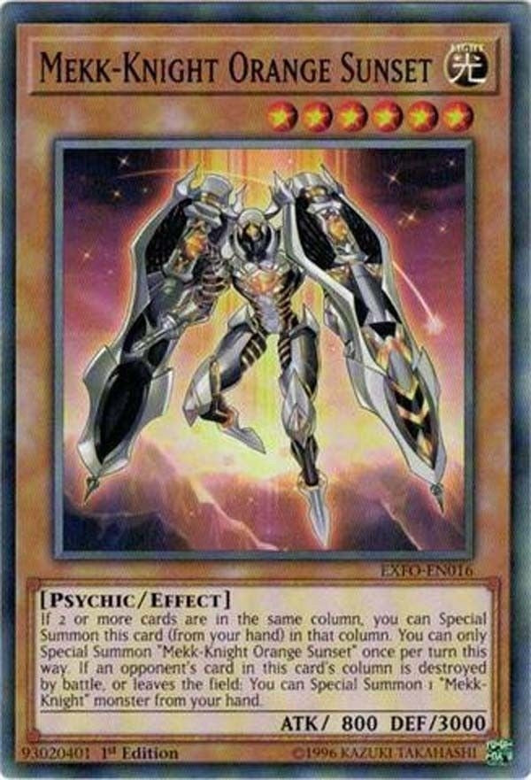 Image for Mekk-Knight Orange Sunset (Extreme Force) (EXFO-EN016) - YuGiOh
