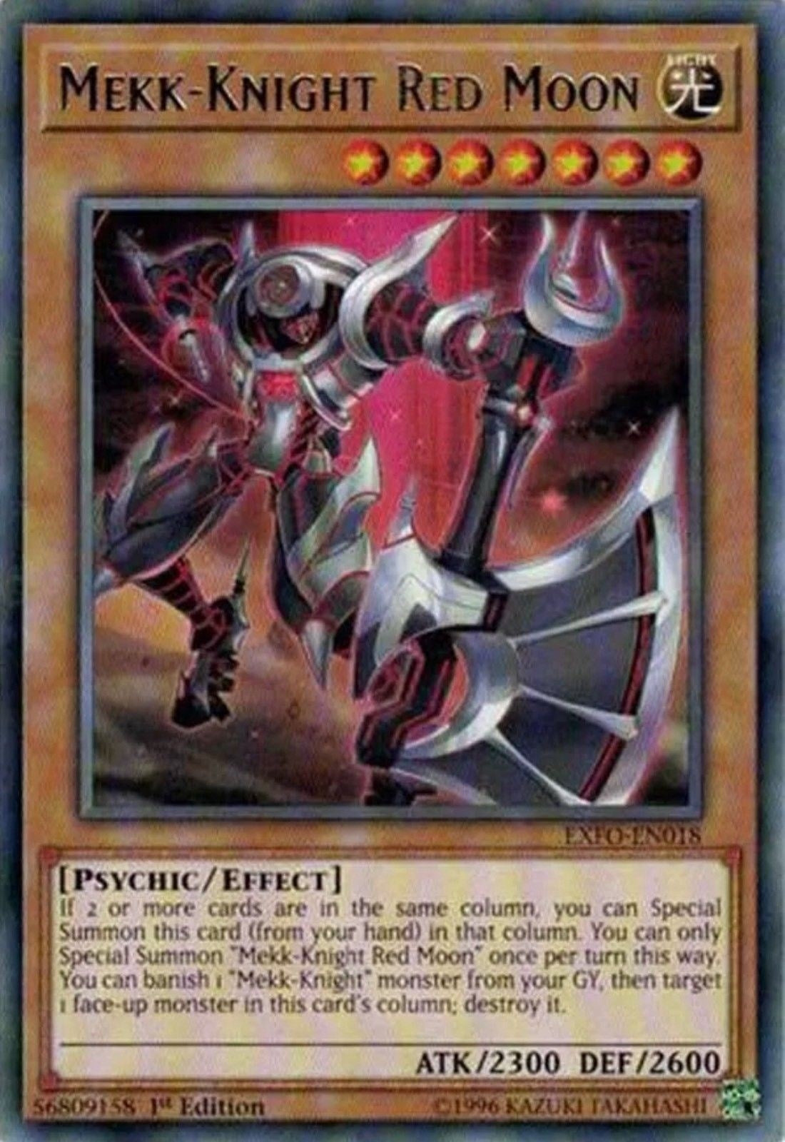 Image for Mekk-Knight Red Moon (Extreme Force) (EXFO-EN018) - YuGiOh