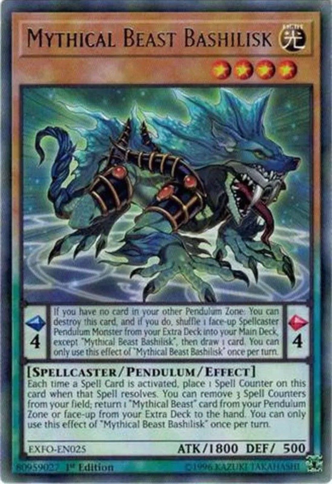 Image for Mythical Beast Bashilisk (Extreme Force) (EXFO-EN025) - YuGiOh
