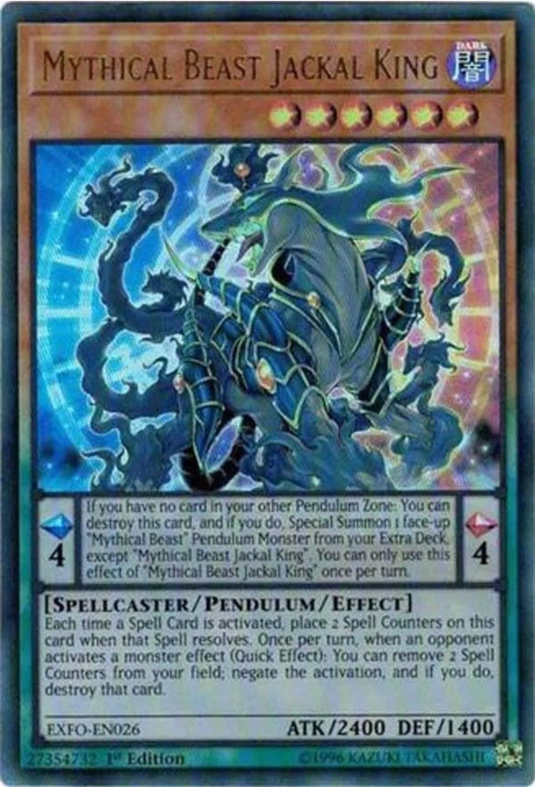 Image for Mythical Beast Jackal King (Extreme Force) (EXFO-EN026) - YuGiOh