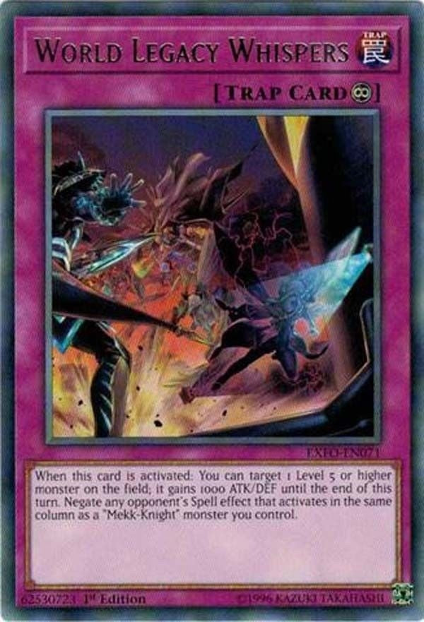 Image for World Legacy Whispers (Extreme Force) (EXFO-EN071) - YuGiOh