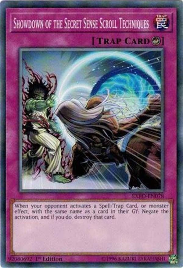 Image for Showdown of the Secret Sense Scroll Techniques (Extreme Force) (EXFO-EN078) - YuGiOh