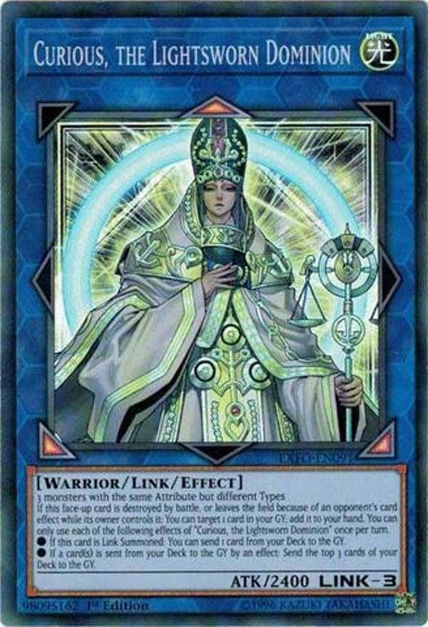 Image for Curious, the Lightsworn Dominion (Extreme Force) (EXFO-EN091) - YuGiOh