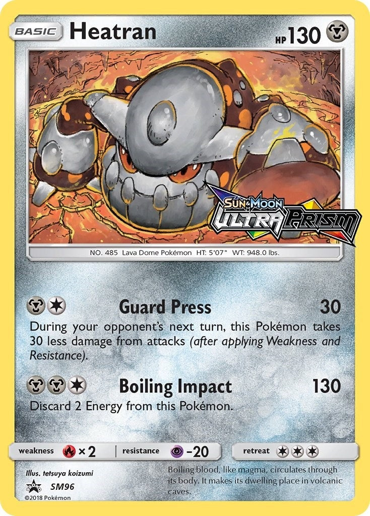 Image for Heatran - SM96 (Prerelease) (SM Promos) (SM96) - Pokemon