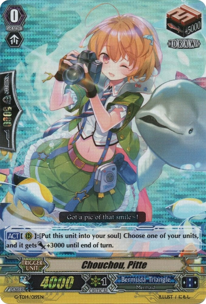 Image for Chouchou, Pitte (RRR Foil) (G-TD14: Debut of the Divas) (G-TD14/019EN) - Cardfight Vanguard