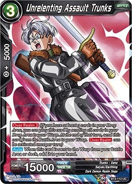 Image for Unrelenting Assault Trunks (Cross Worlds) (BT3-112) - Dragon Ball Super: Masters