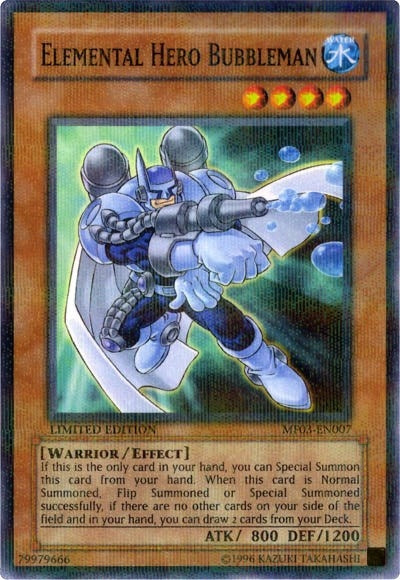 Image for Elemental HERO Bubbleman (Mattel Action Figure Promos: Series 3) (MF03-EN007) - YuGiOh