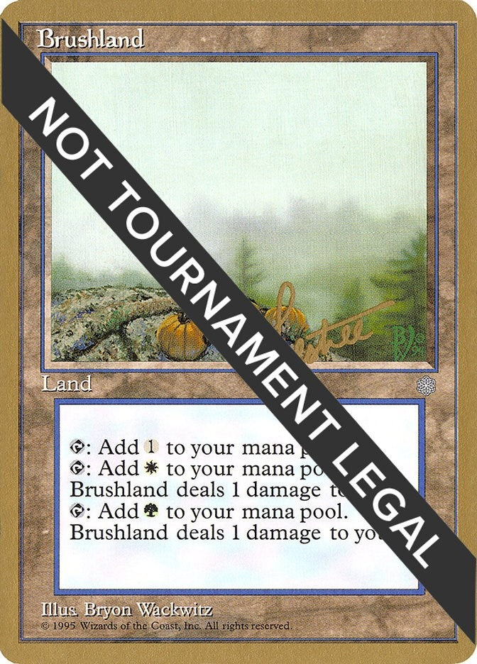 Image for Brushland - 1996 Bertrand Lestree (ICE) (World Championship Decks) - Magic: The Gathering