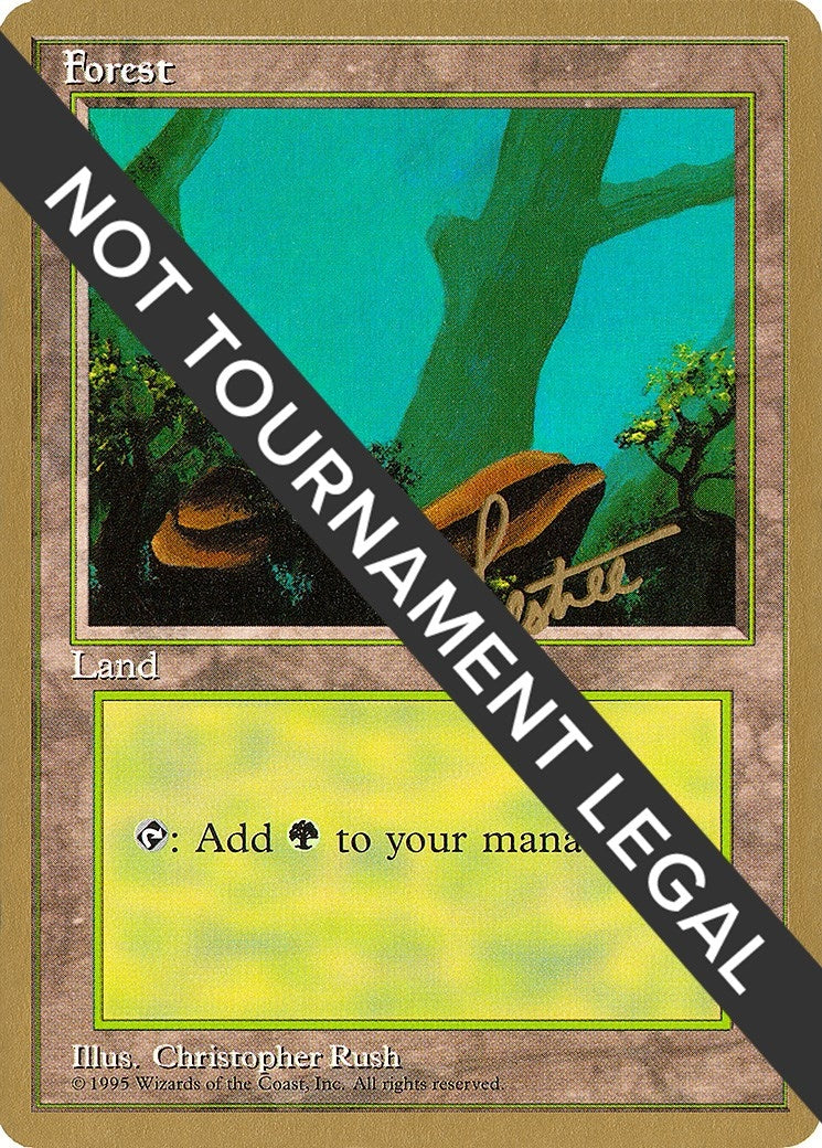 Image for Forest (A) - 1996 Bertrand Lestree (4ED) (World Championship Decks) - Magic: The Gathering