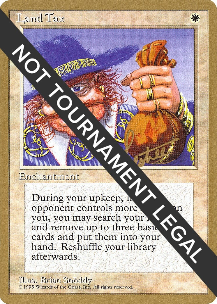 Image for Land Tax - 1996 Bertrand Lestree (4ED) (World Championship Decks) - Magic: The Gathering