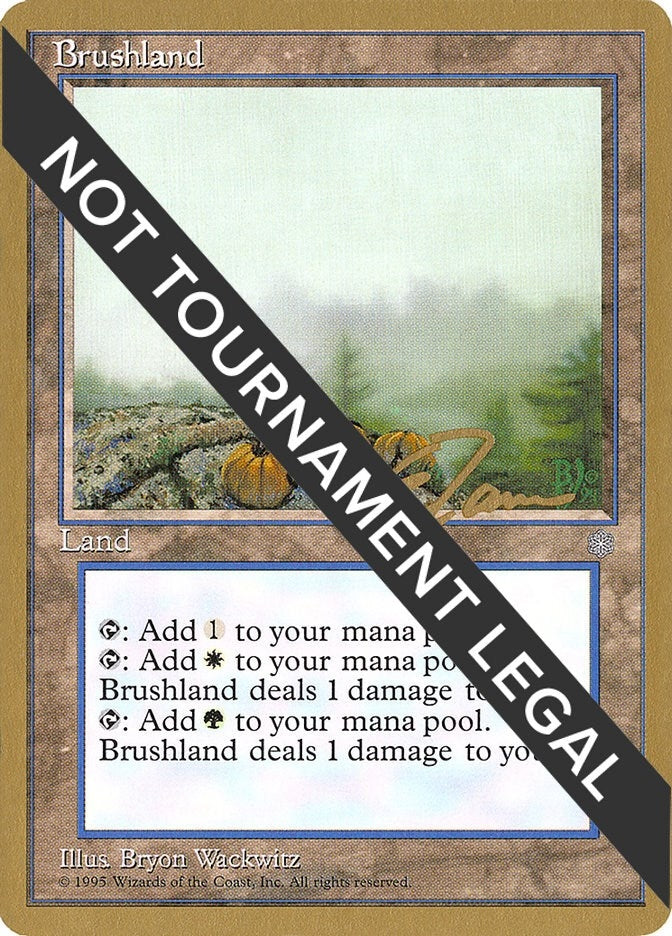 Image for Brushland - 1996 Eric Tam (ICE) (World Championship Decks) - Magic: The Gathering