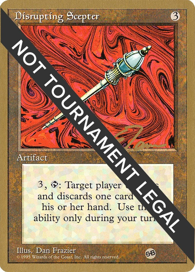 Image for Disrupting Scepter - 1996 Eric Tam (4ED) (SB) (World Championship Decks) - Magic: The Gathering