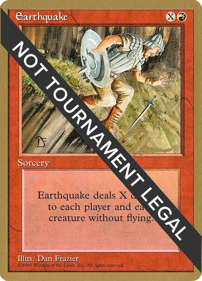 Image for Earthquake - 1996 Eric Tam (4ED) (World Championship Decks) - Magic: The Gathering