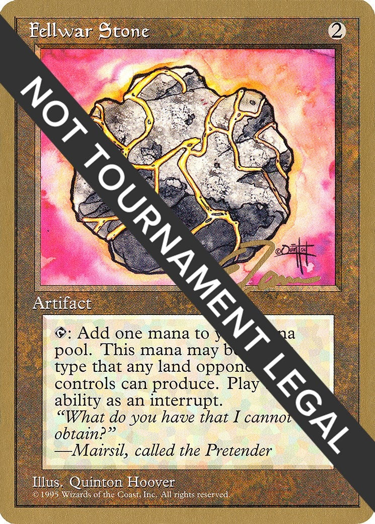 Image for Fellwar Stone - 1996 Eric Tam (4ED) (World Championship Decks) - Magic: The Gathering