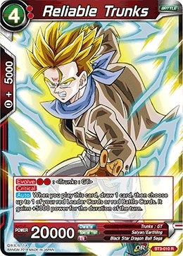 Image for Reliable Trunks (Cross Worlds) (BT3-010) - Dragon Ball Super: Masters