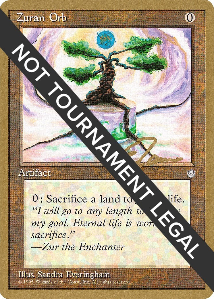Image for Zuran Orb - 1996 Eric Tam (ICE) (World Championship Decks) - Magic: The Gathering