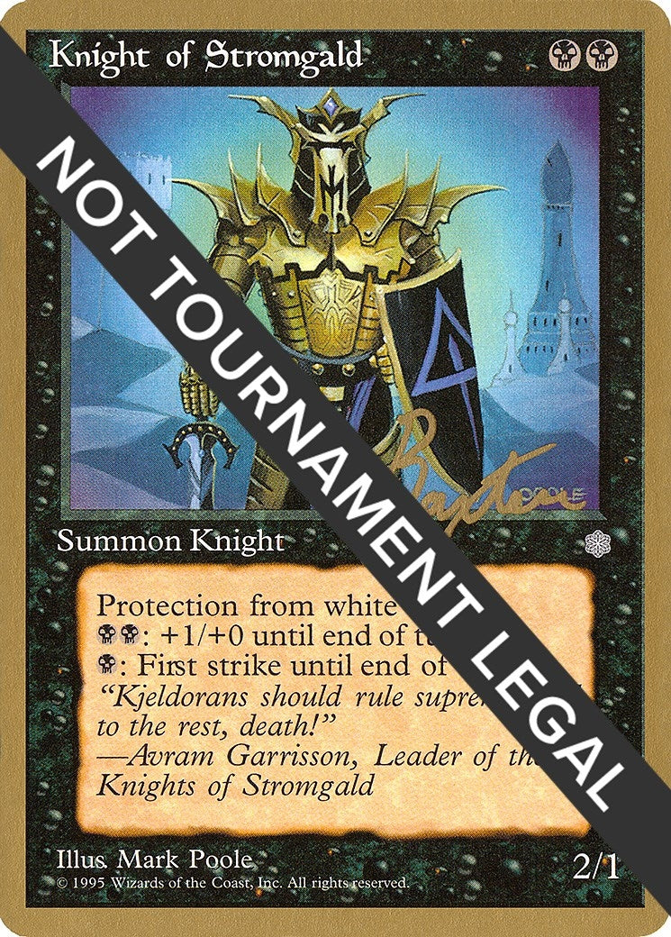 Image for Knight of Stromgald - 1996 George Baxter (ICE) (World Championship Decks) - Magic: The Gathering