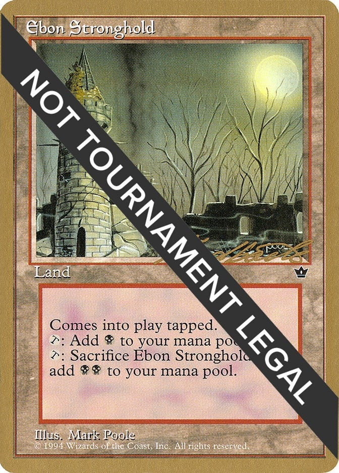 Image for Ebon Stronghold - 1996 Leon Lindback (FEM) (World Championship Decks) - Magic: The Gathering