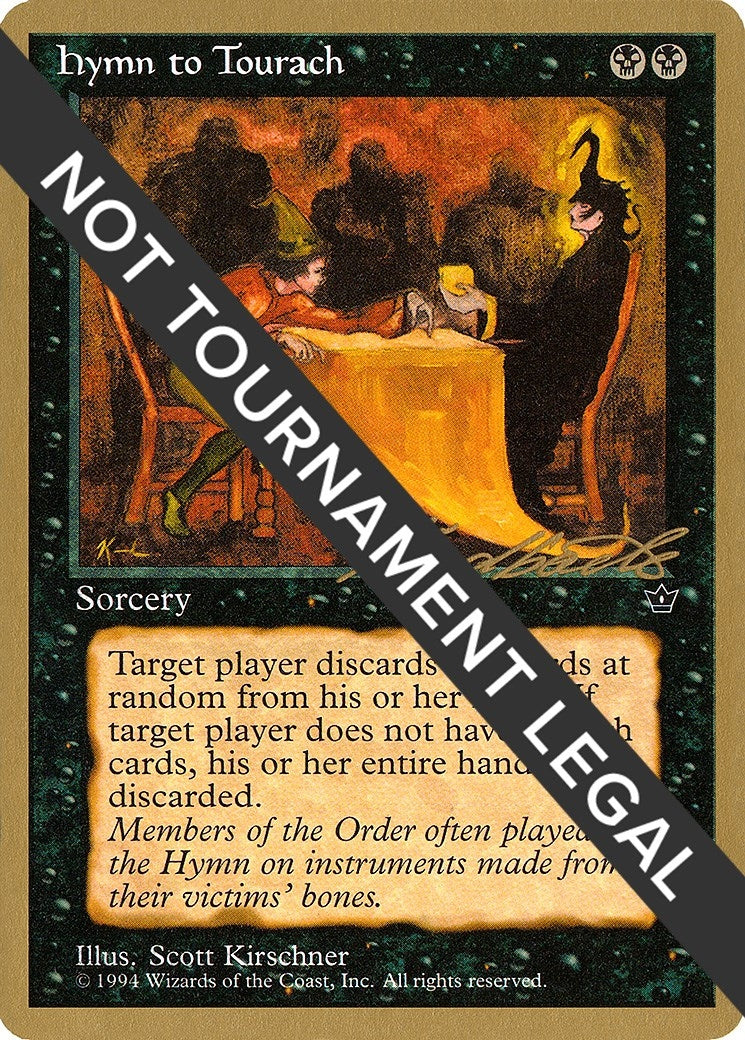 Image for Hymn to Tourach (Table) - 1996 Leon Lindback (FEM) (World Championship Decks) - Magic: The Gathering