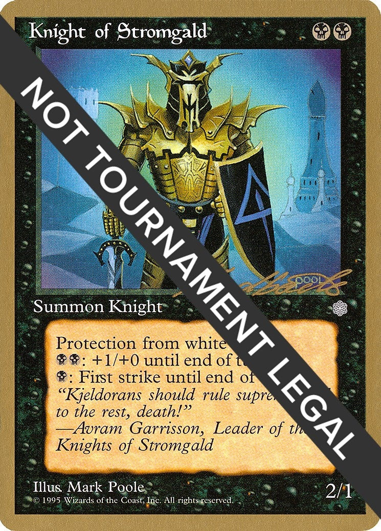 Image for Knight of Stromgald - 1996 Leon Lindback (ICE) (World Championship Decks) - Magic: The Gathering