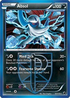 Image for Absol - 67/116 (Moltres Legendary Battle Deck) - Pokemon