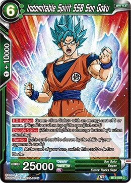 Image for Indomitable Spirit SSB Son Goku (Cross Worlds) (BT3-059) - Dragon Ball Super: Masters
