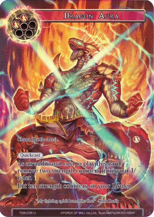 Image for Dragon Aura (Full Art) (The Time Spinning Witch) (TSW-035) - Force of Will