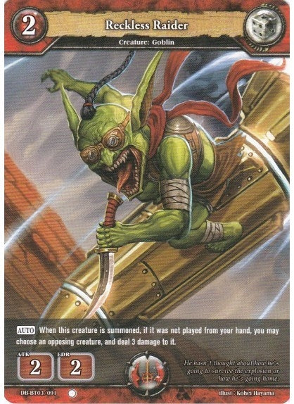 Image for Reckless Raider (Gears of Apocalypse) (DB-BT03/091) - Dragoborne