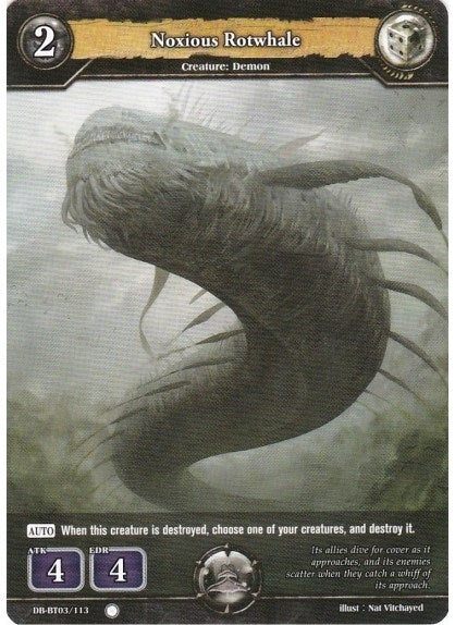 Image for Noxious Rotwhale (Gears of Apocalypse) (DB-BT03/113) - Dragoborne