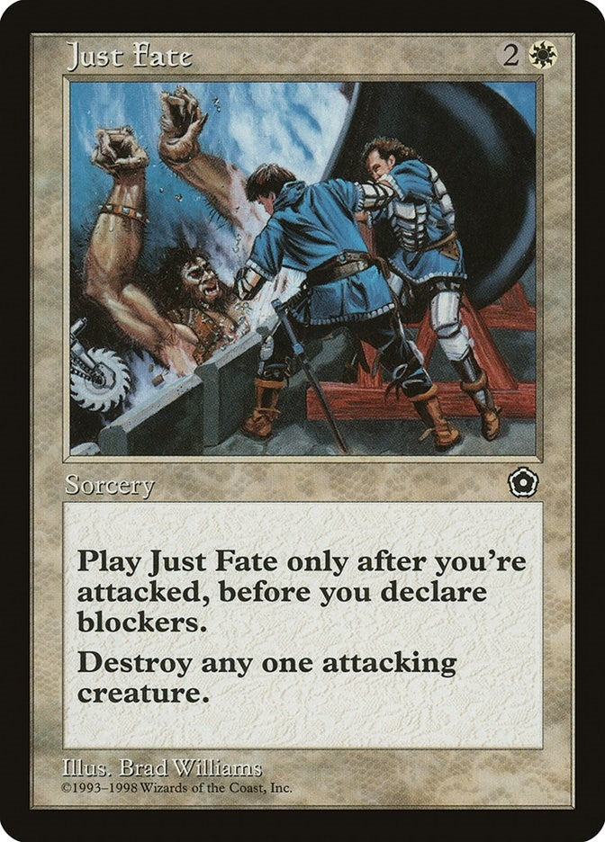 Image for Just Fate (Portal Second Age) - Magic: The Gathering