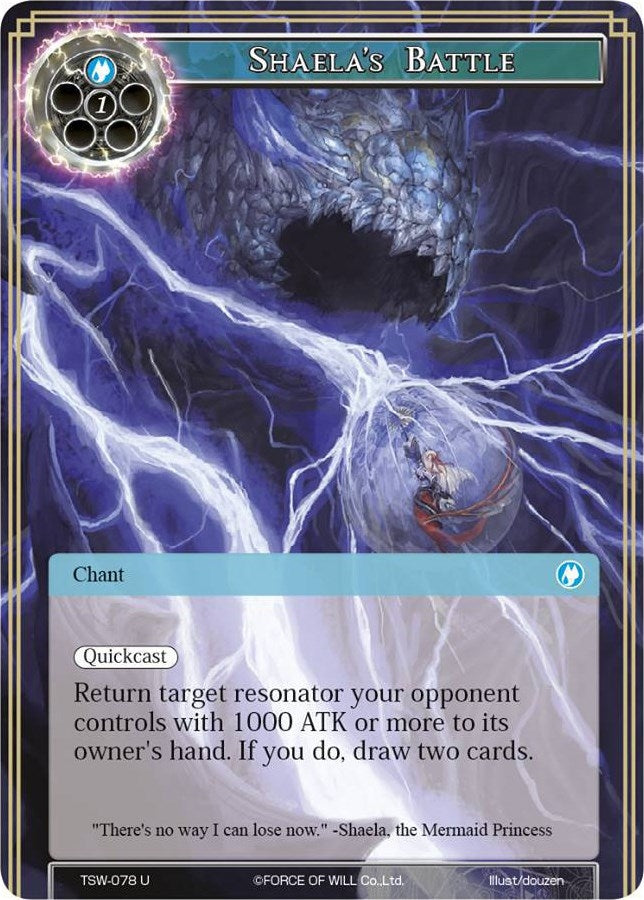 Image for Shaela's Battle (The Time Spinning Witch) (TSW-078) - Force of Will